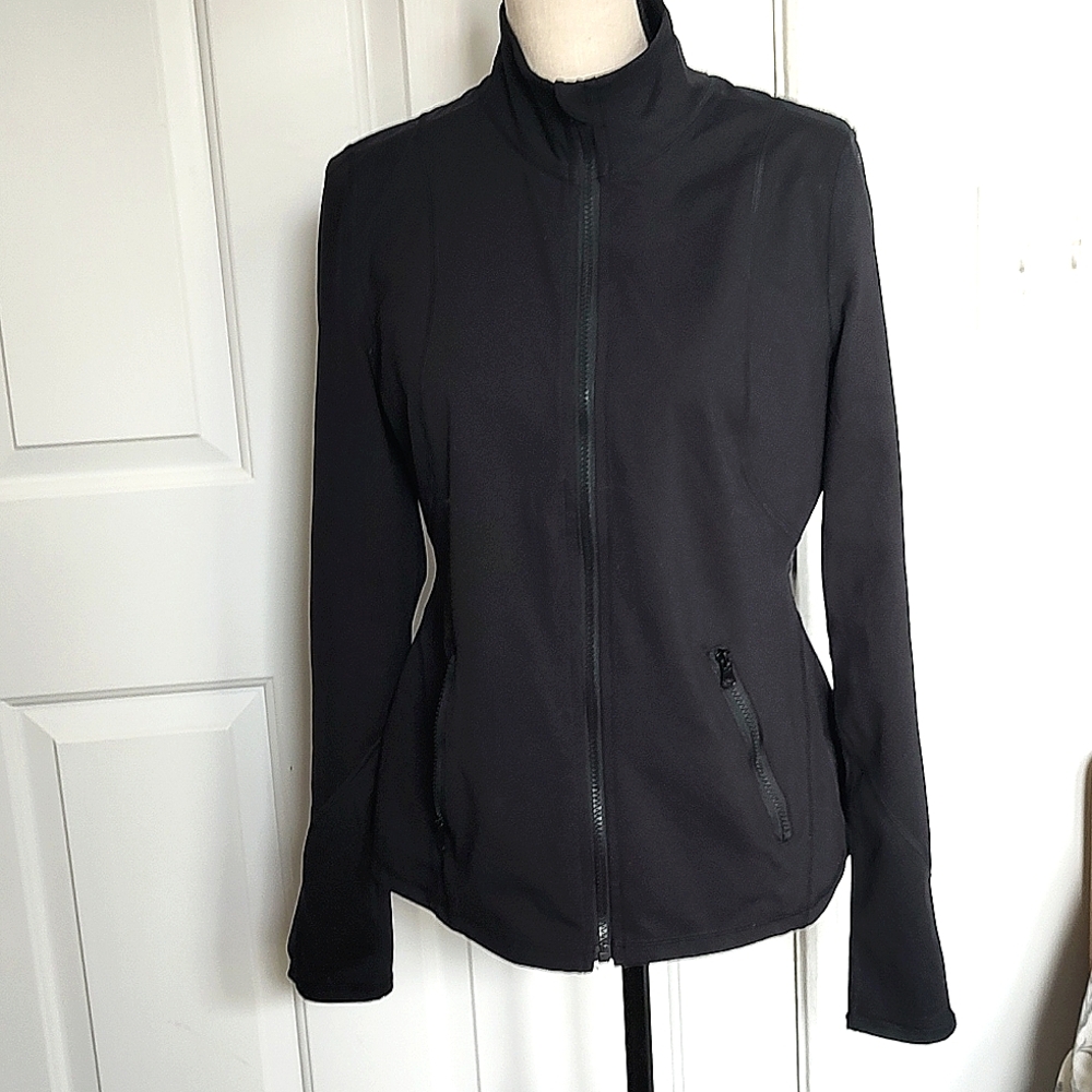 90 Degree By Reflex Black Full-Zip Jacket
